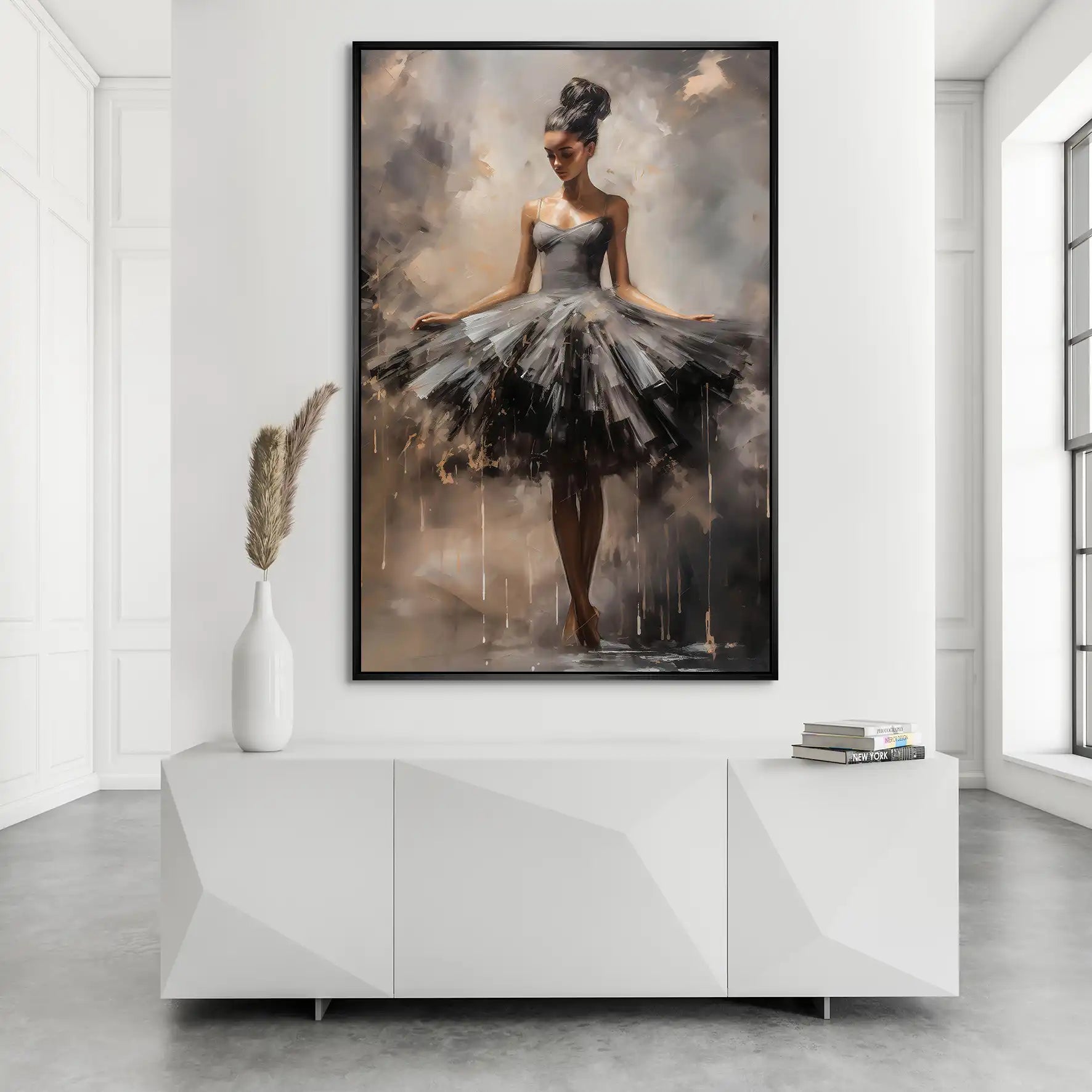 Ballerina Modern Style AluDibond Bild INGALERIE