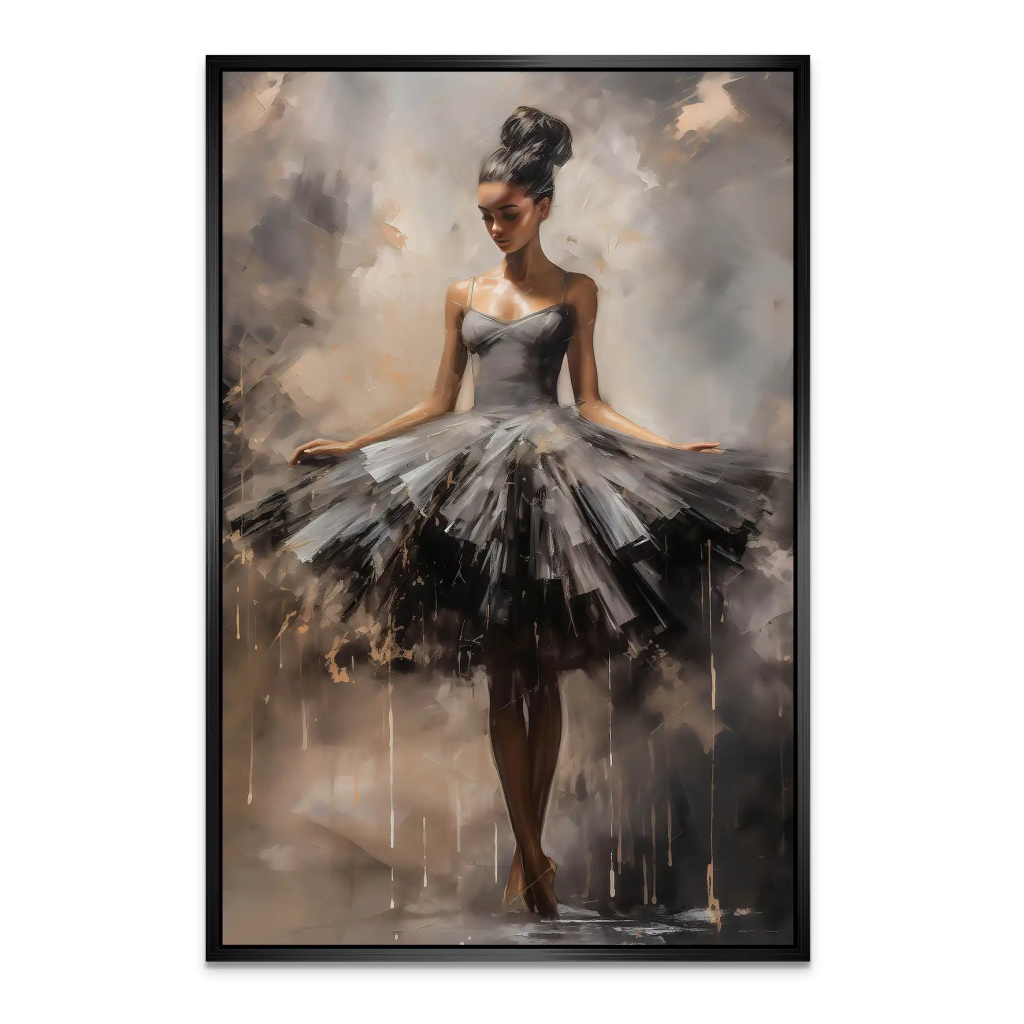 Ballerina Modern Style AluDibond Bild INGALERIE