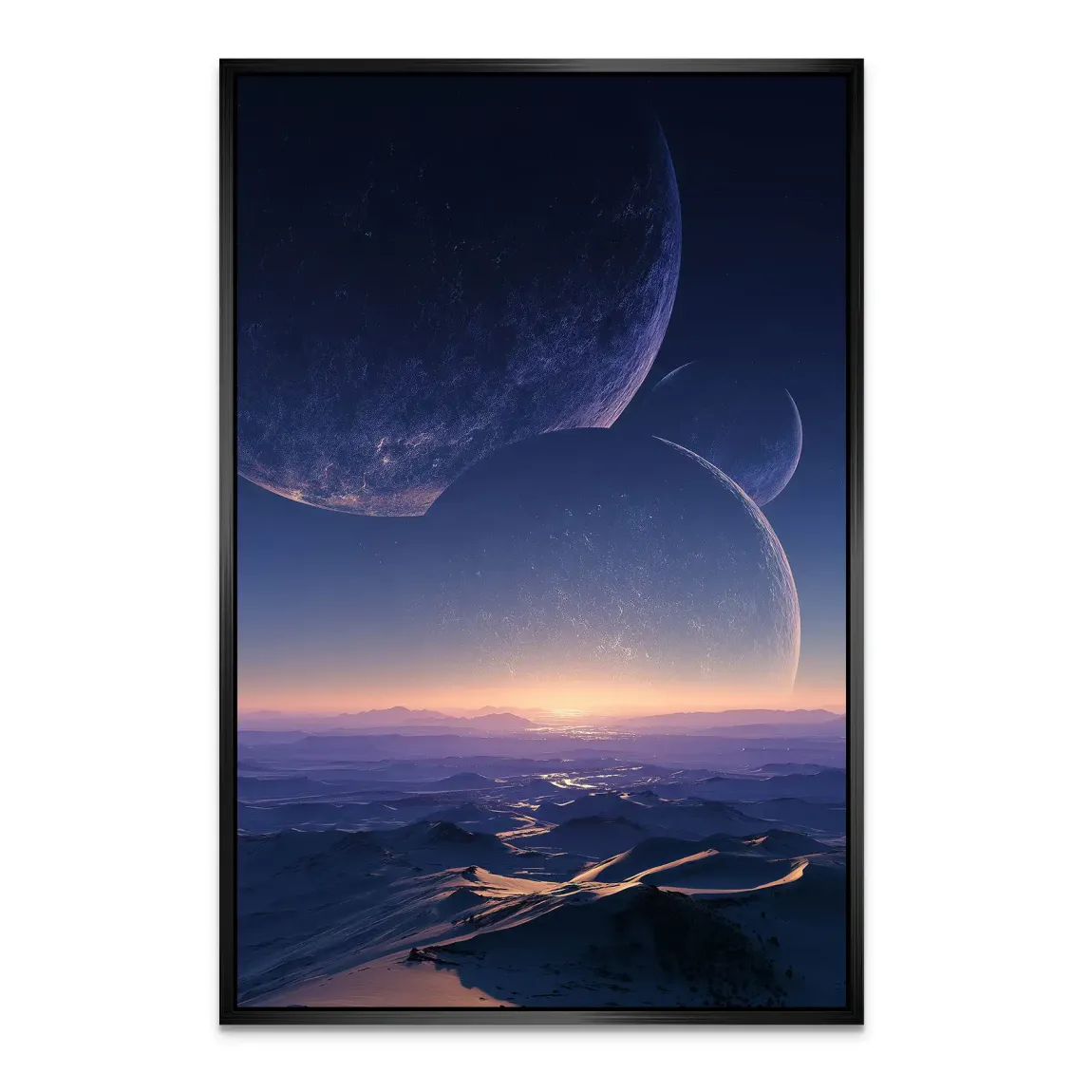 Jenseits der Welt Alu Dibond Bild