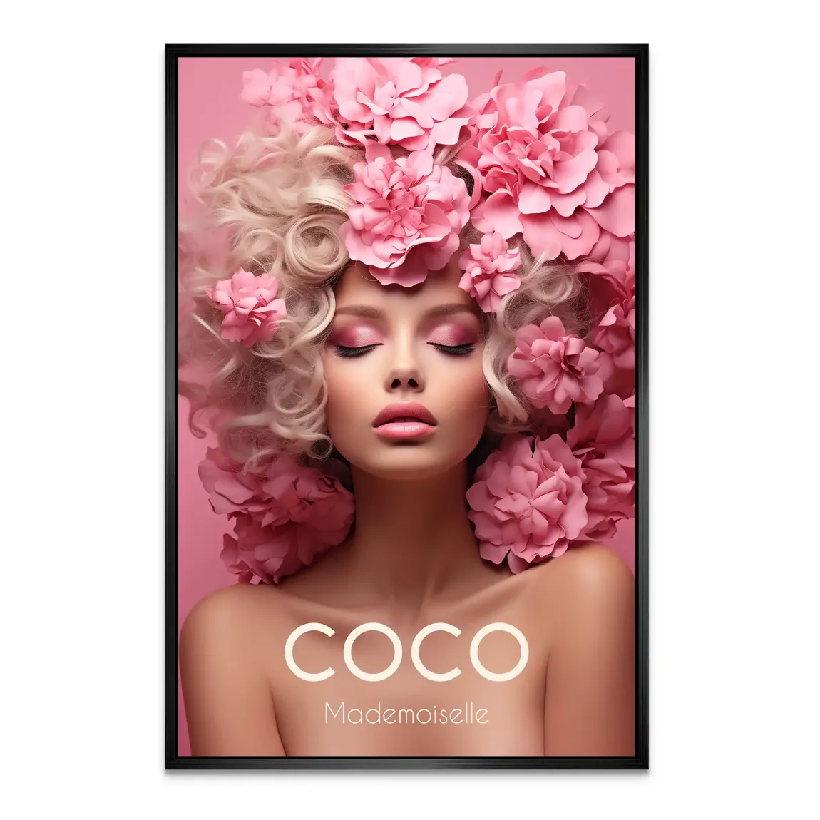Coco Pink Elegance Alu Dibond Bild