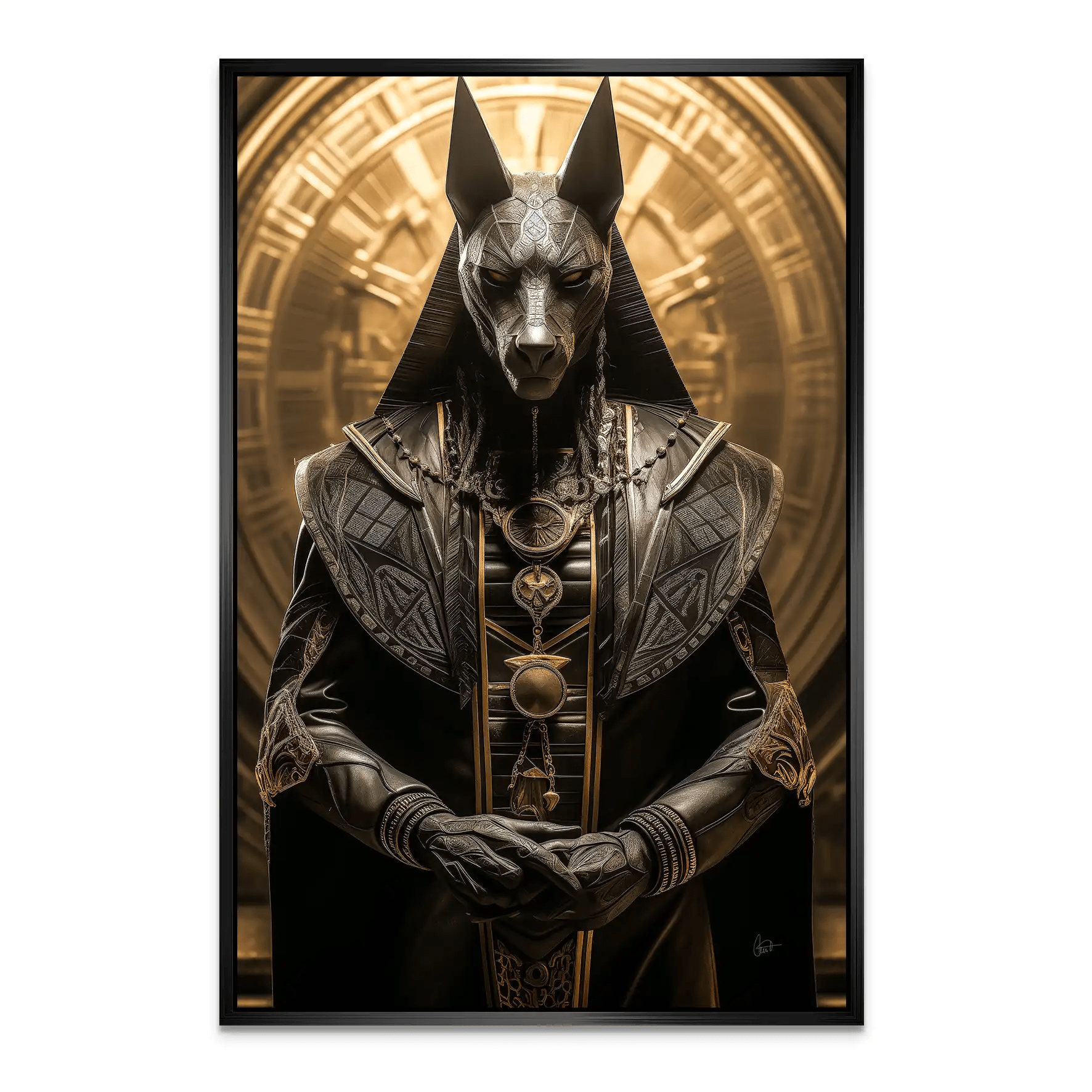 Anubis Mystik AluDibond Bild INGALERIE