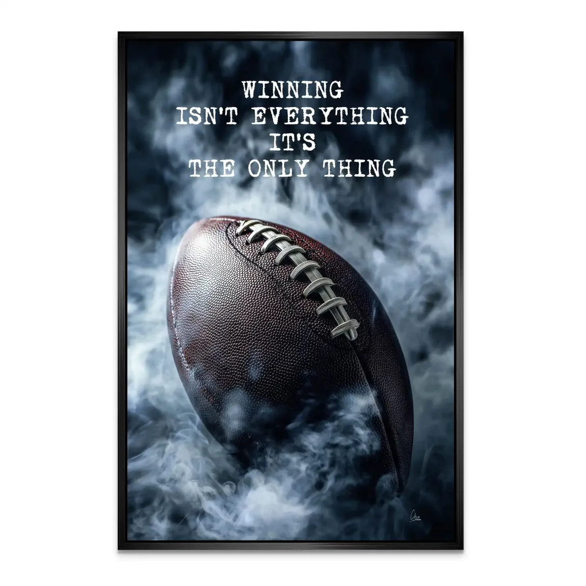 Winning Mindset Alu Dibond Bild