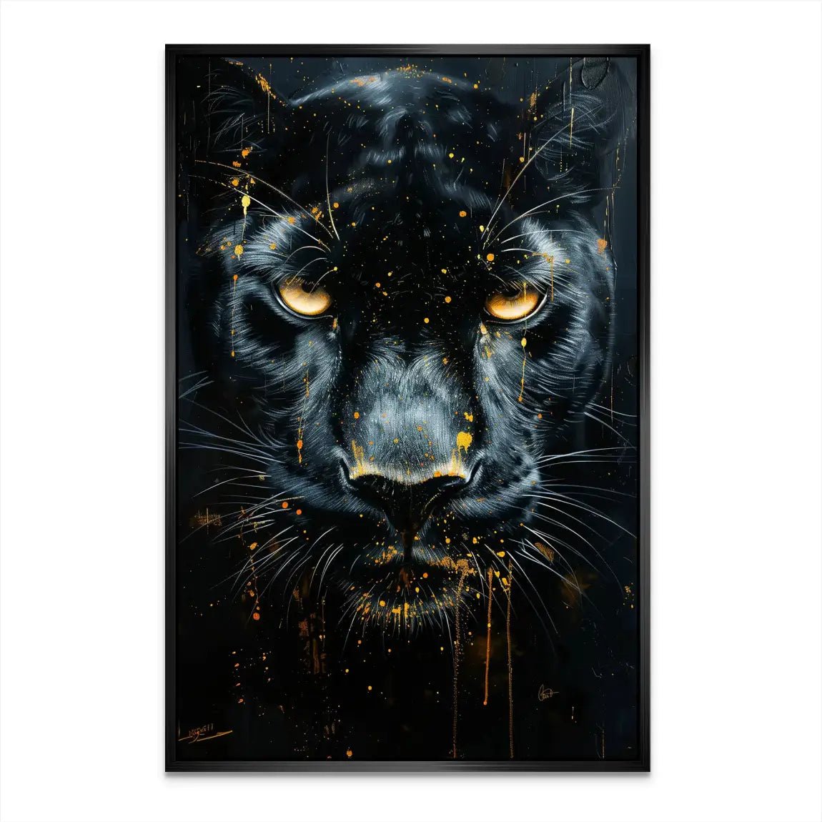 Black Panther Nr.2 Alu Dibond Bild INGALERIE