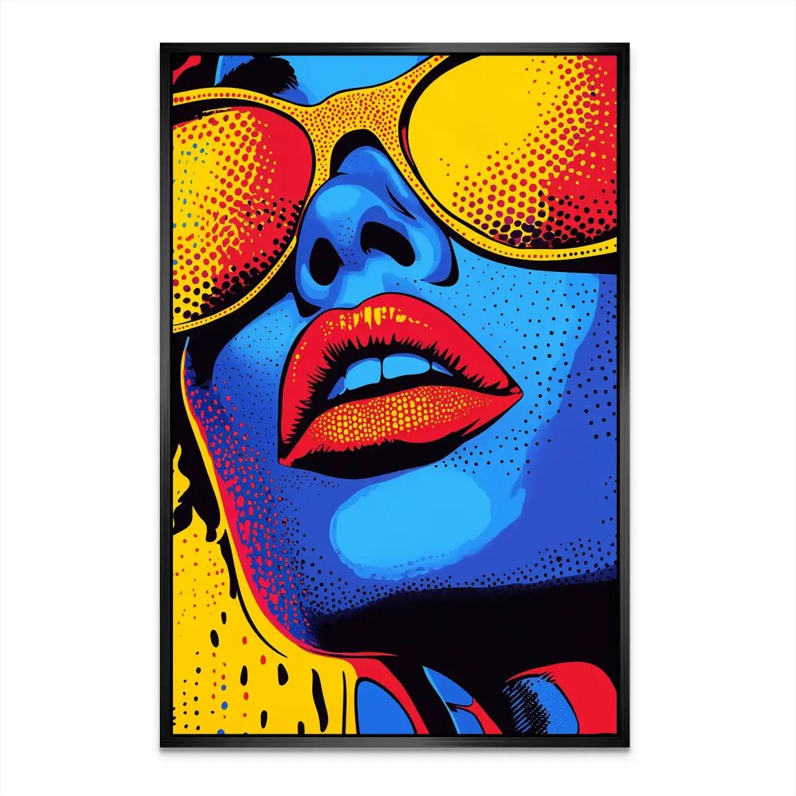 In the Sun Pop Art AluDibond Bild INGALERIE