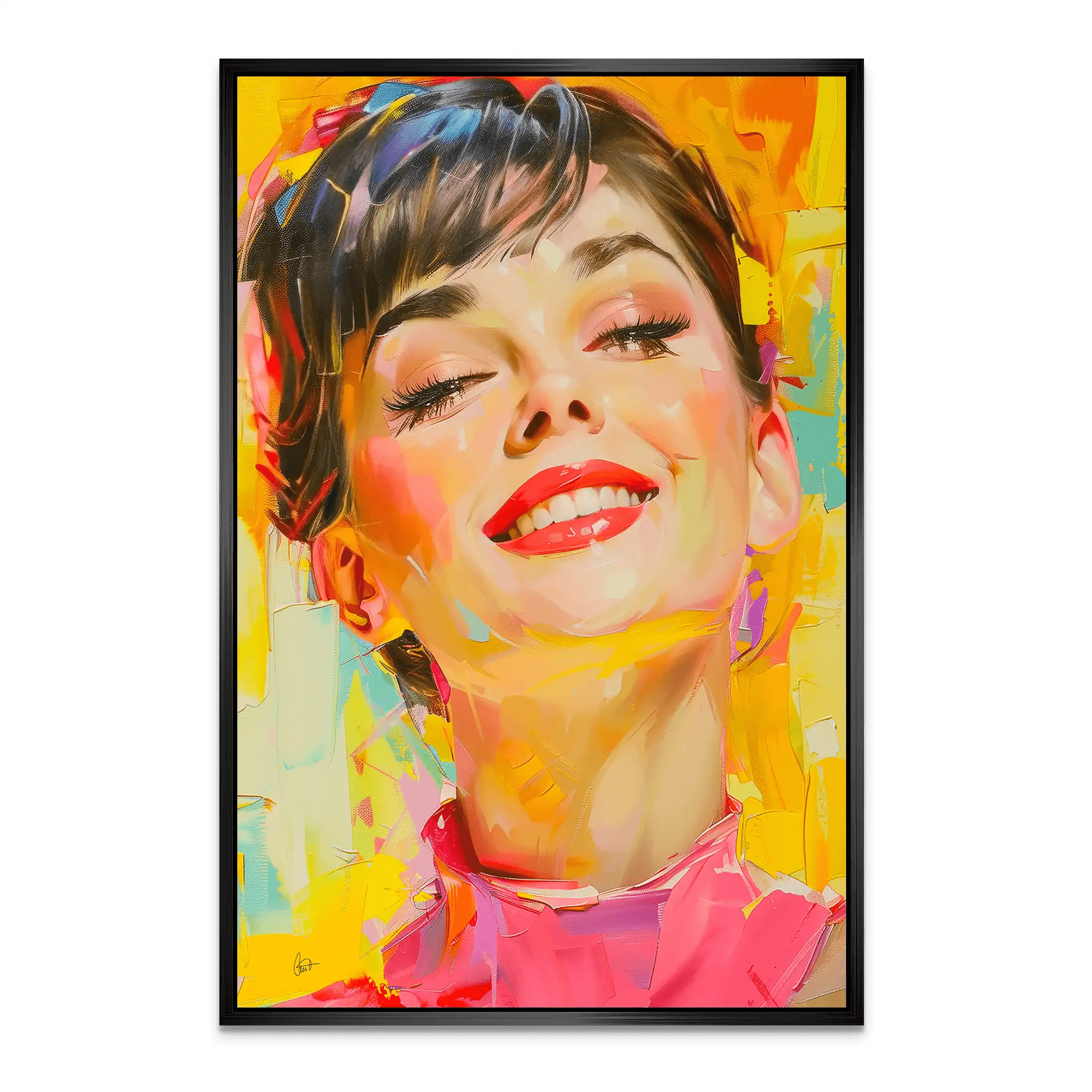 Audrey Modern Art AluDibond Bild INGALERIE