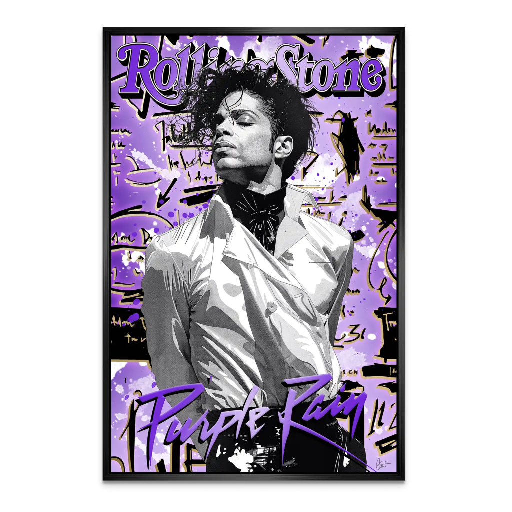 Purple Rain AluDibond Bild INGALERIE