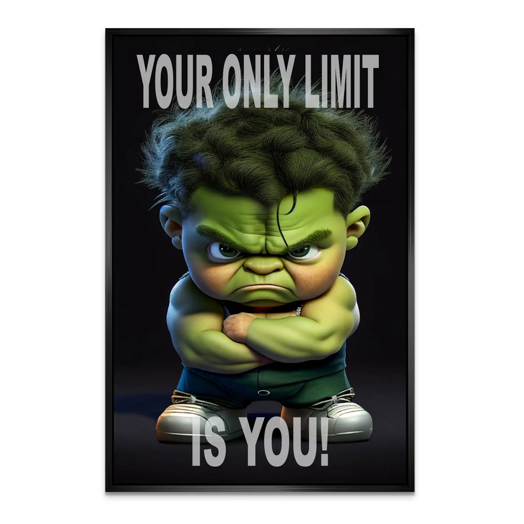 Hulk Your Limit AluDibond Bild INGALERIE