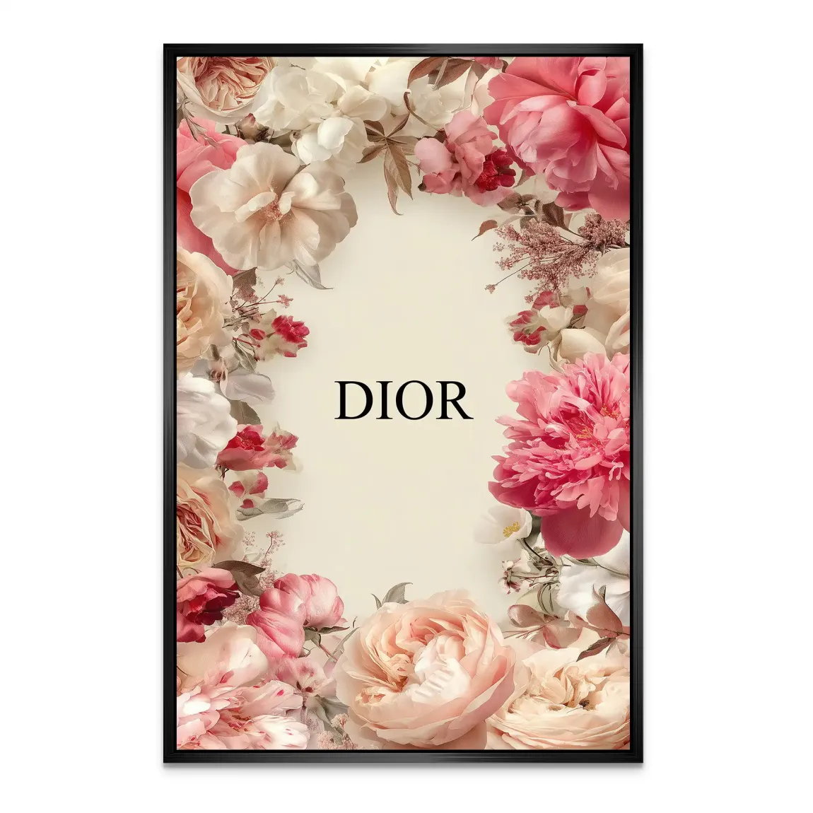 Floral Couture Alu Dibond Bild - INGALERIE | Dein Onlineshop für moderne Wandbilder