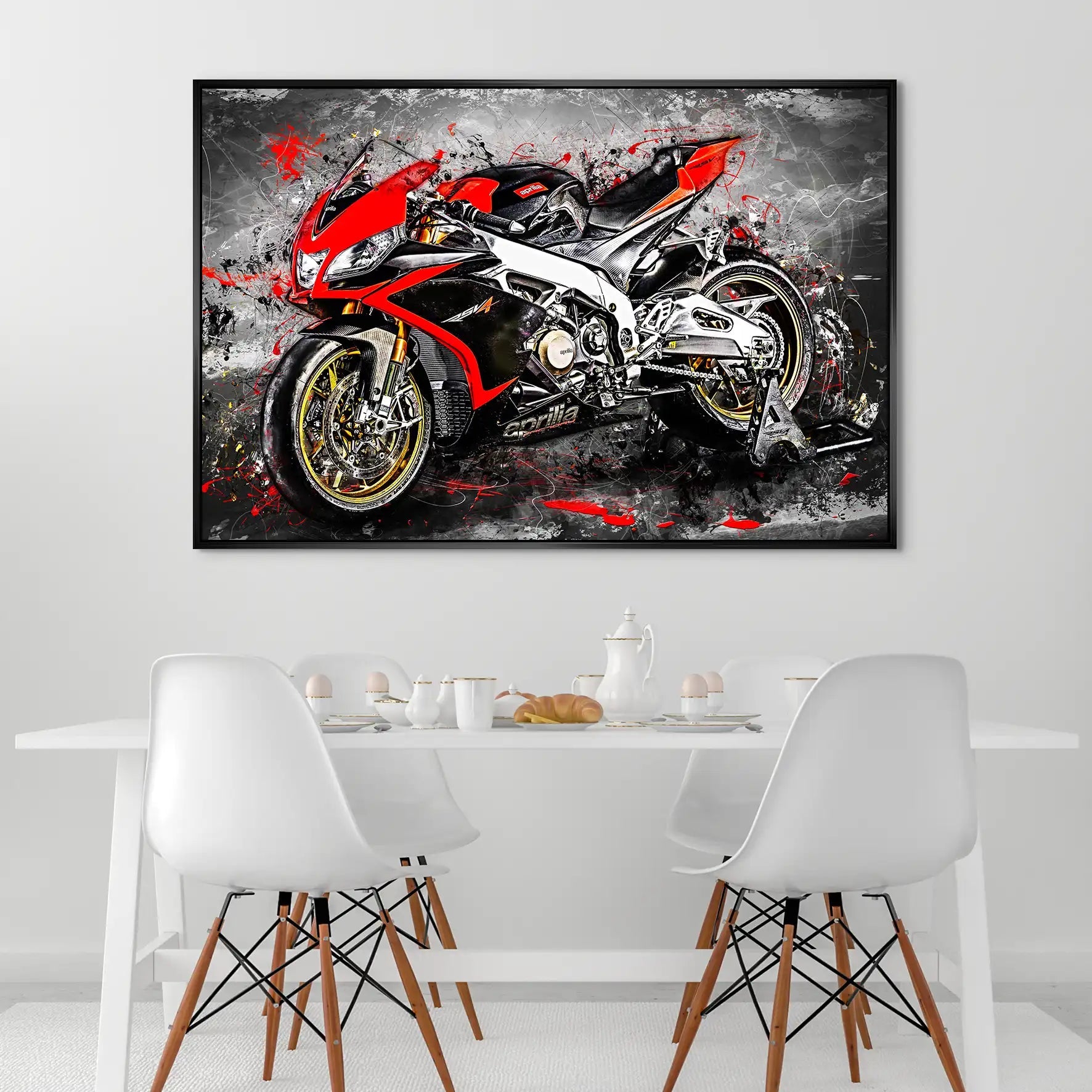 Aprilia RSV4 Abstrakt AluDibond Bild INGALERIE