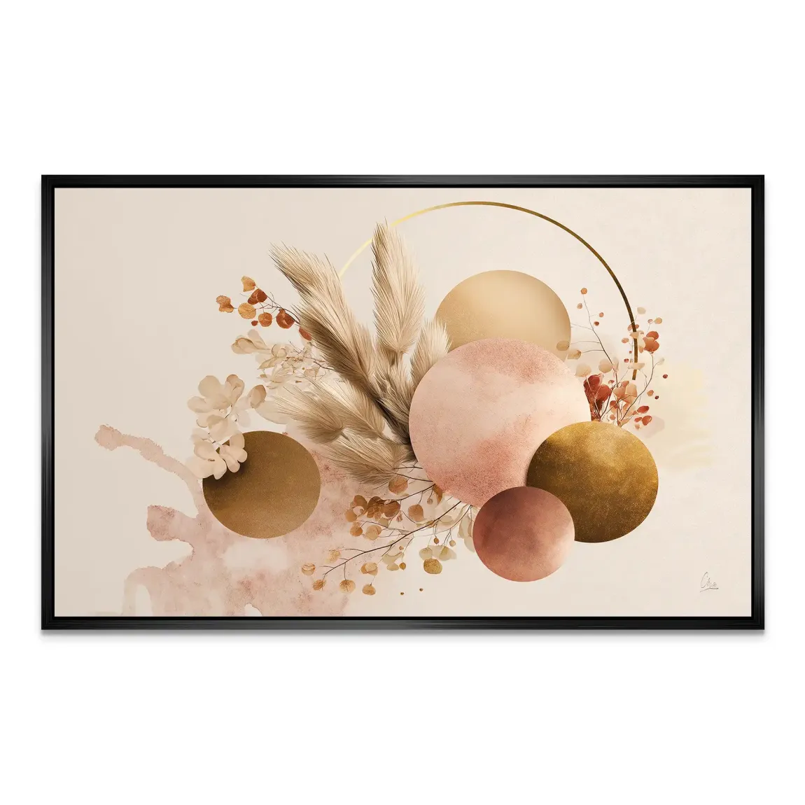 Golden Balance AluDibond Bild