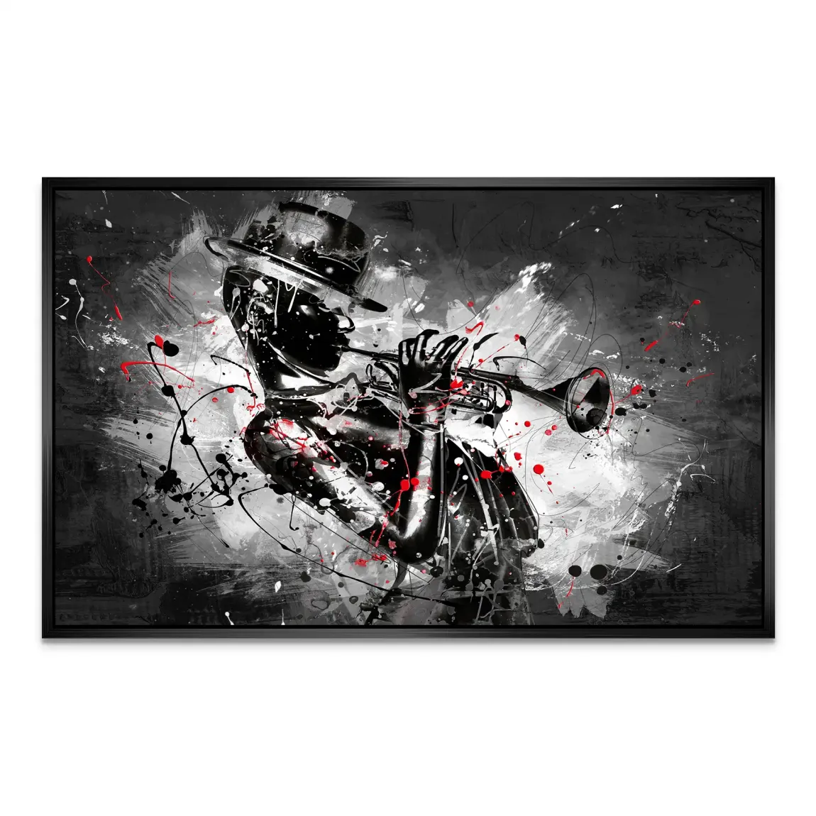 Jazzman Noir Symphony AluDibond Bild