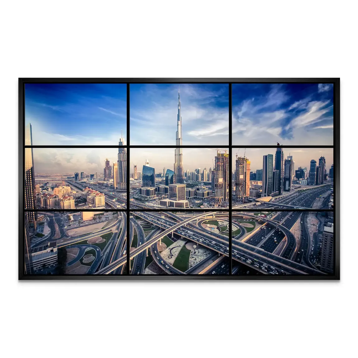 Skyline Dreams Dubai AluDibond Bild