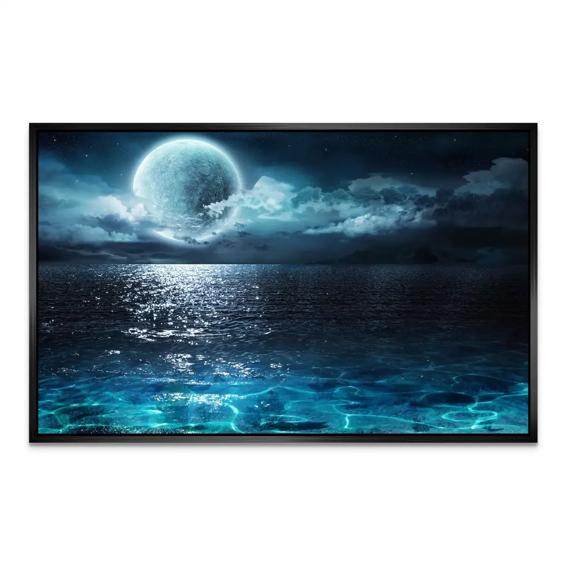 Moonlight Ocean Dream AluDibond Bild