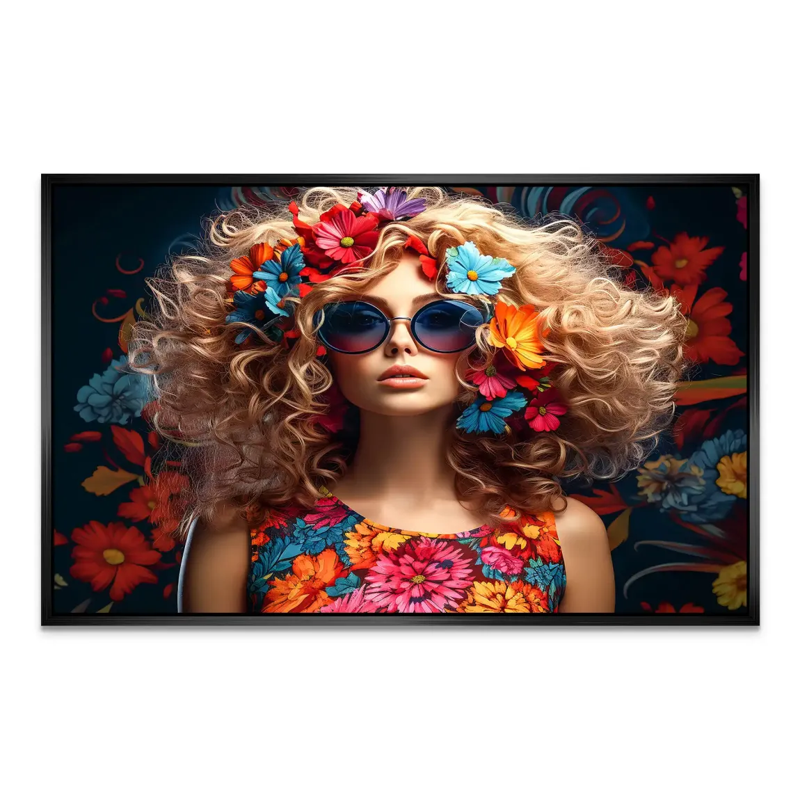 Boho Flower Soul AluDibond Bild