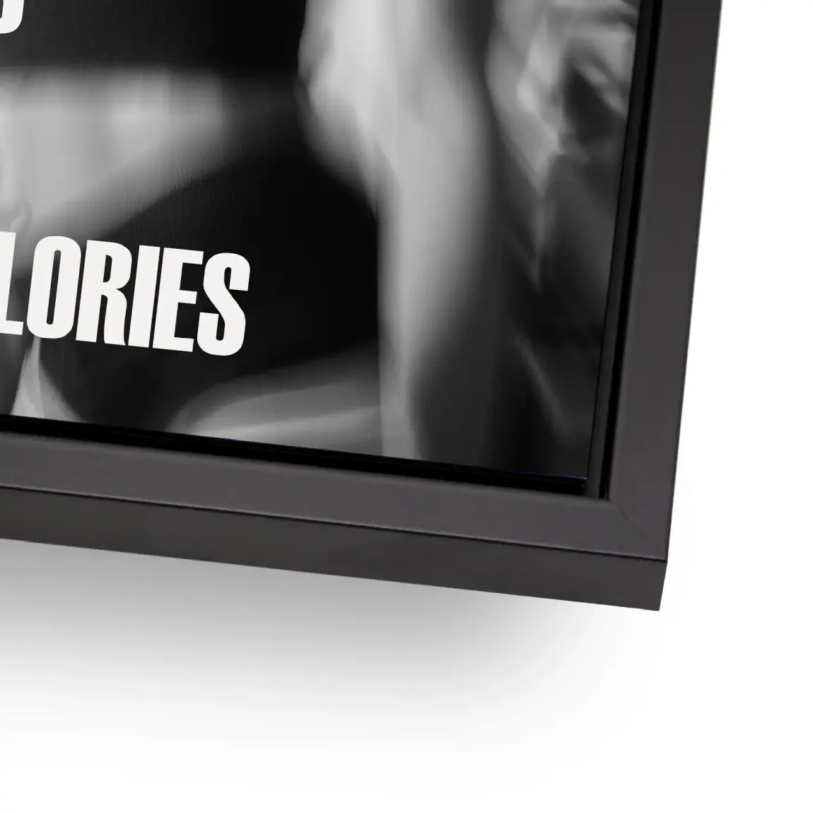 Burn Calories Fitness Alu Dibond Bild