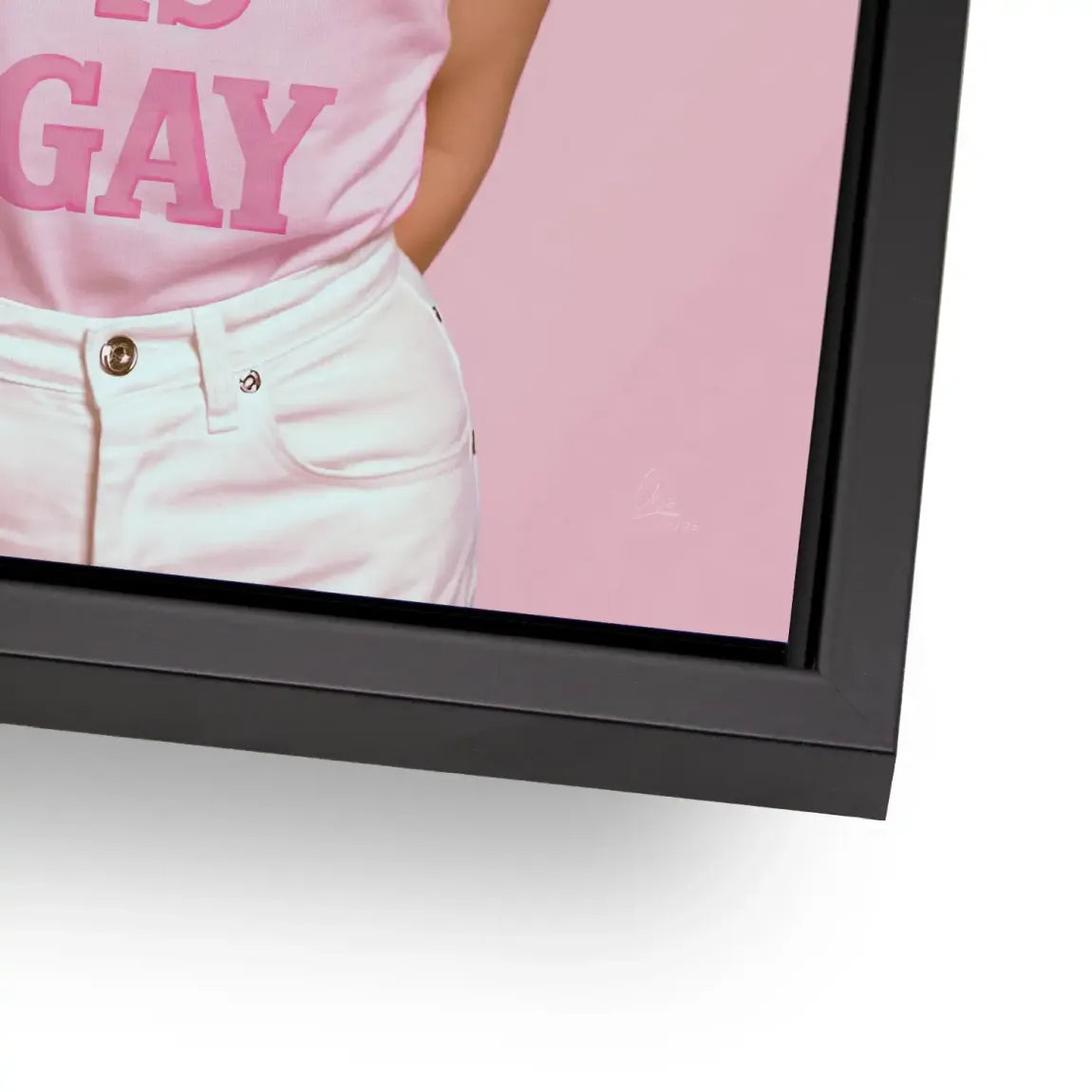 Audrey Hepburn Ken is Gay Alu Dibond Wandbild