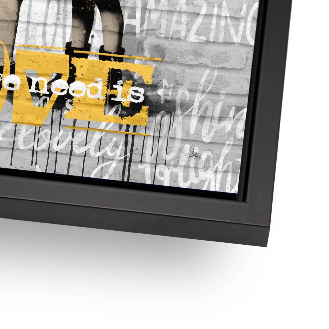 All We Need Alu Dibond Wandbild