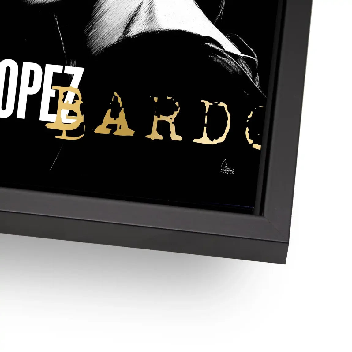 Brigitte Bardot Smoke Alu Dibond Bild