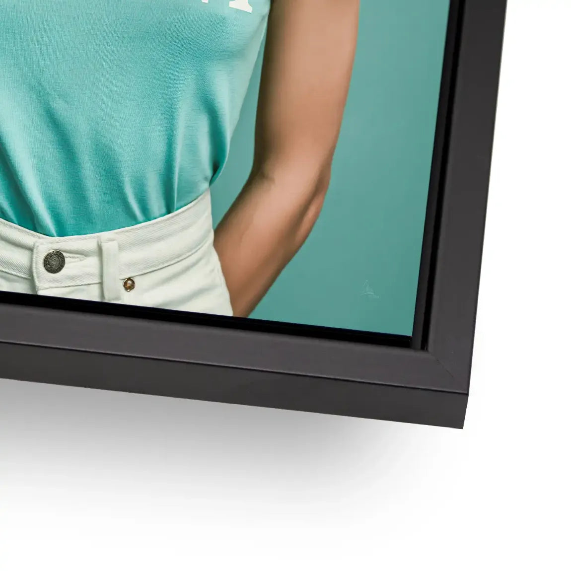 Audrey Bubble Tiffany Alu Dibond Wandbild