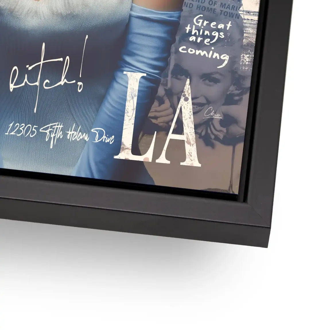 Marilyn Monroe Velvet Allure Alu Dibond Bild