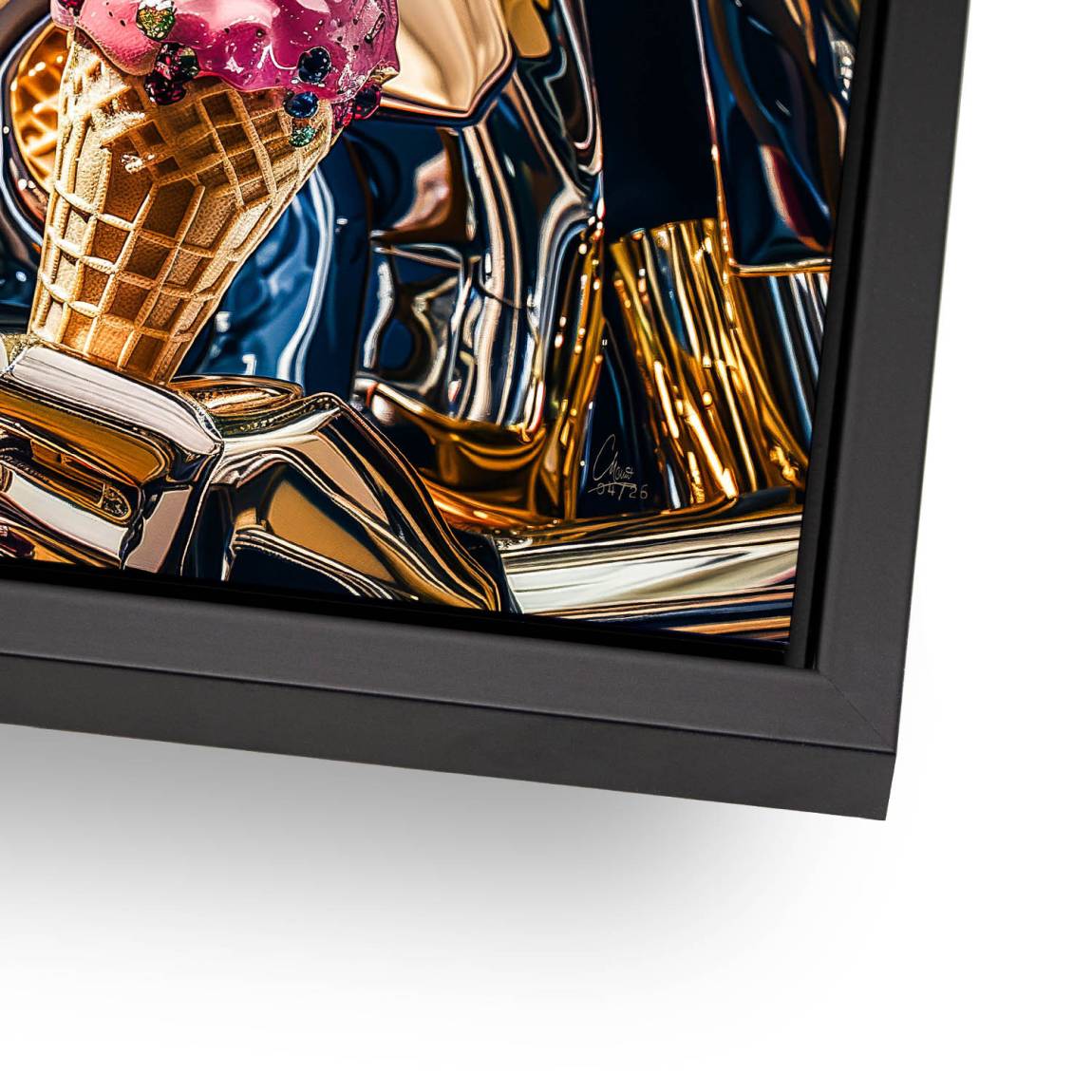 Stormtrooper Gold Alu Dibond Wandbild