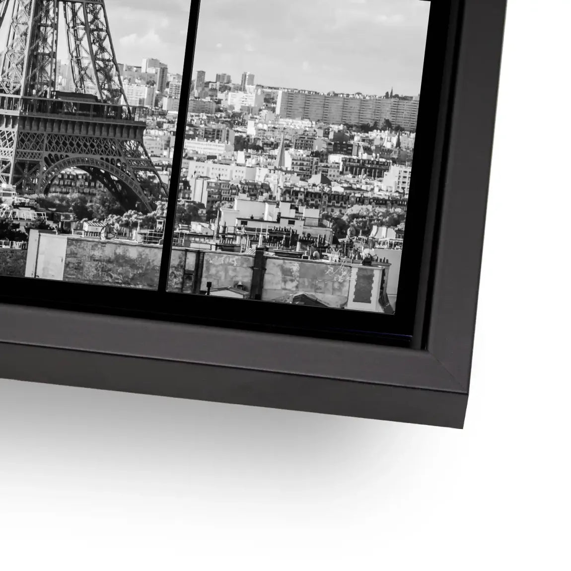 Paris Skyline View Alu Dibond Bild