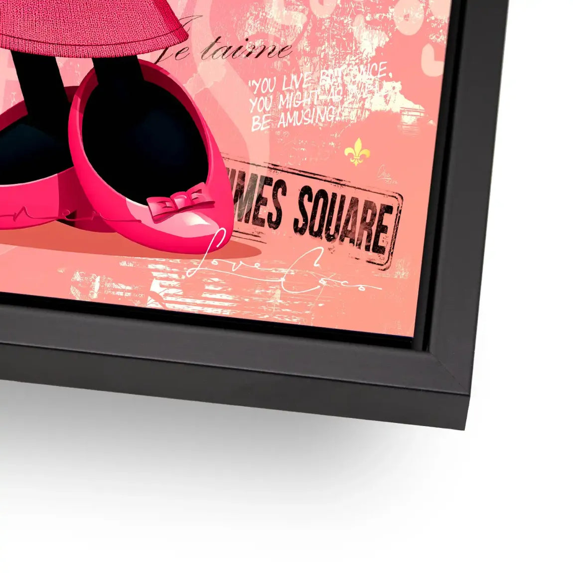 Minnie Maus Love Coco Alu Dibond Wandbild