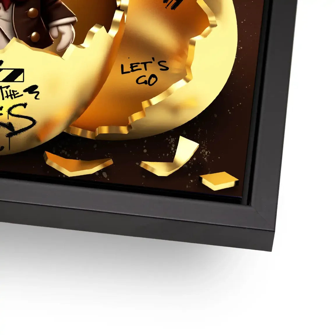 Money Master Dagobert Duck Alu Dibond Bild