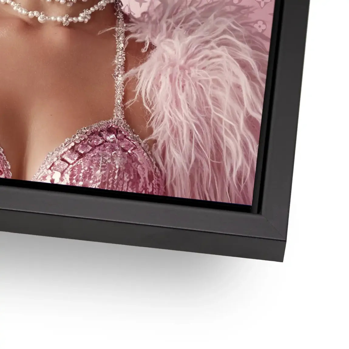 Glamour Lady Alu Dibond Bild