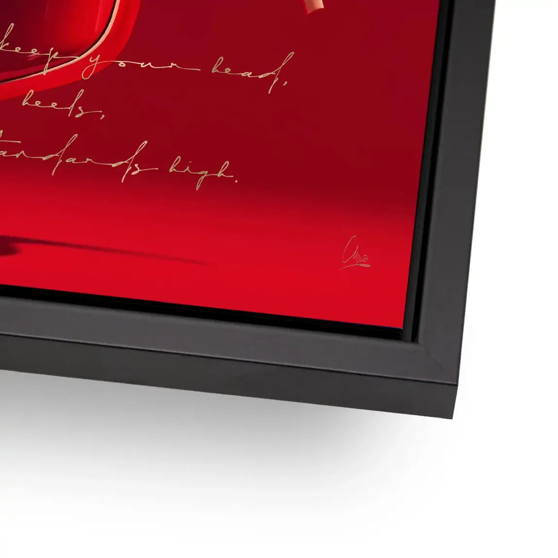 Coco Heels Alu Dibond Bild