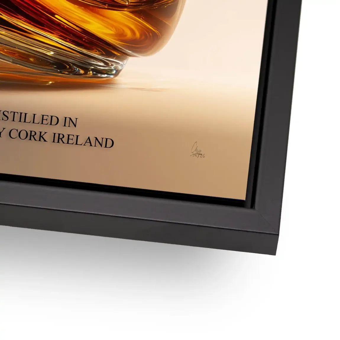 Peaky Whiskey Alu Dibond Wandbild