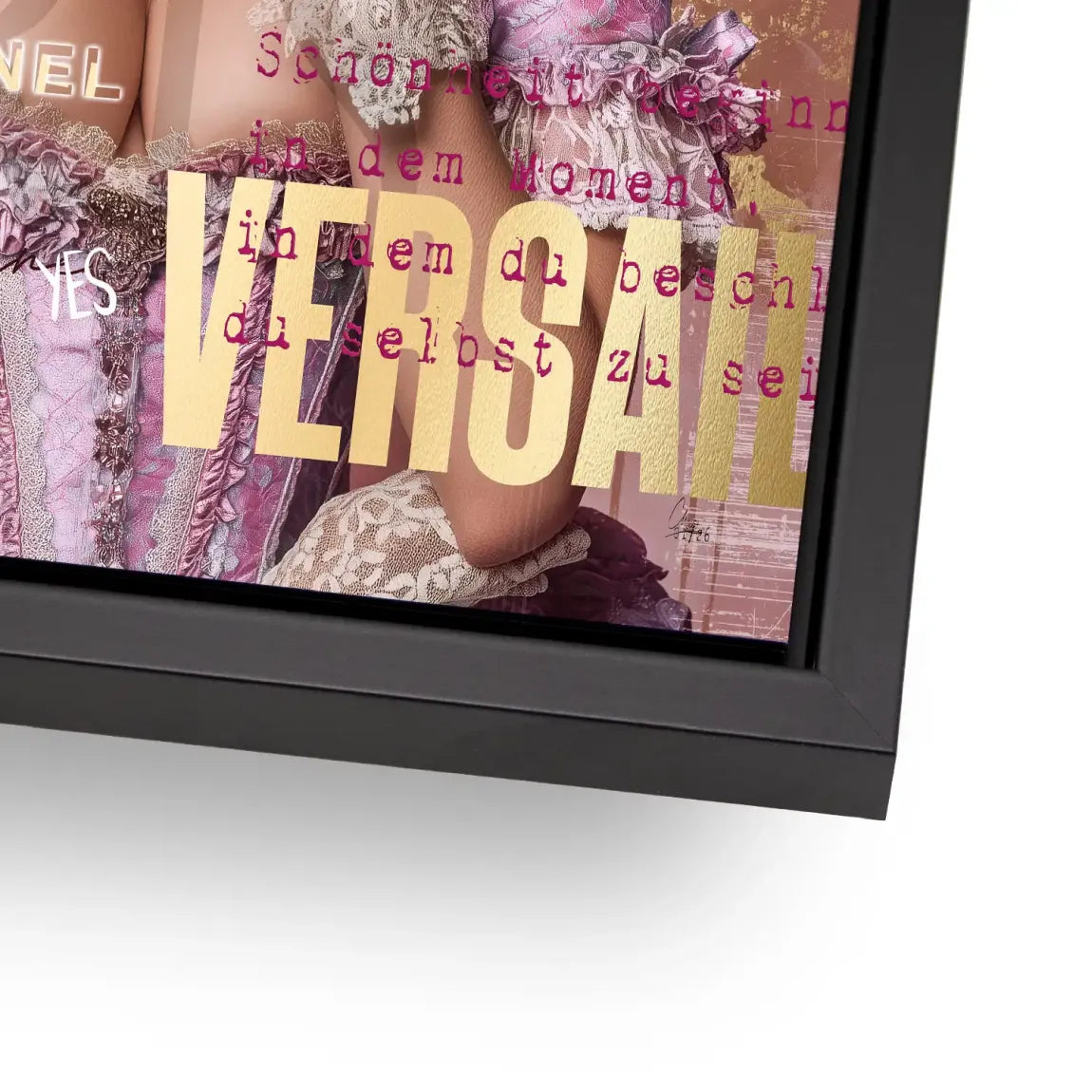 Marie Antoinette Popart Alu Dibond Bild