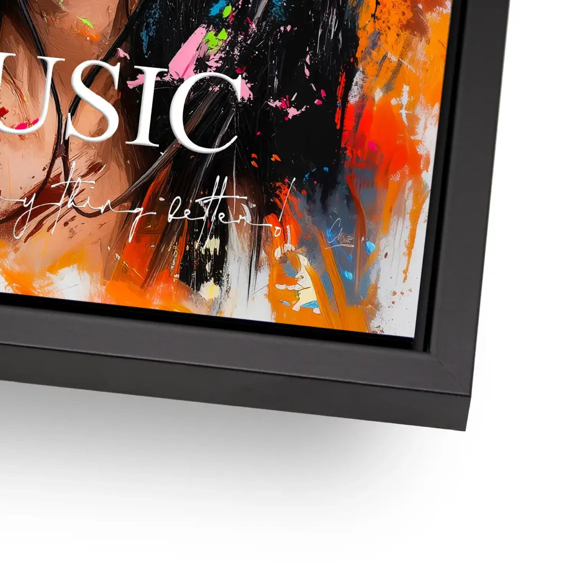 Music Soul Alu Dibond Bild