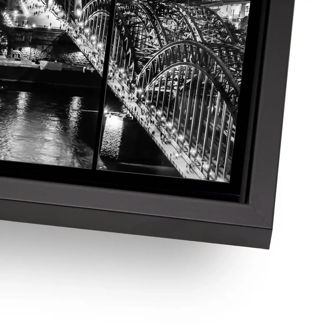 Köln Night Vision Alu Dibond Bild