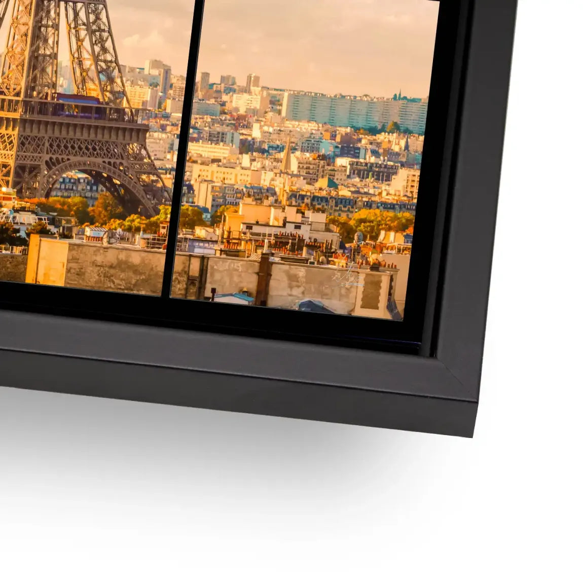 Morning Glow Paris Alu Dibond Bild
