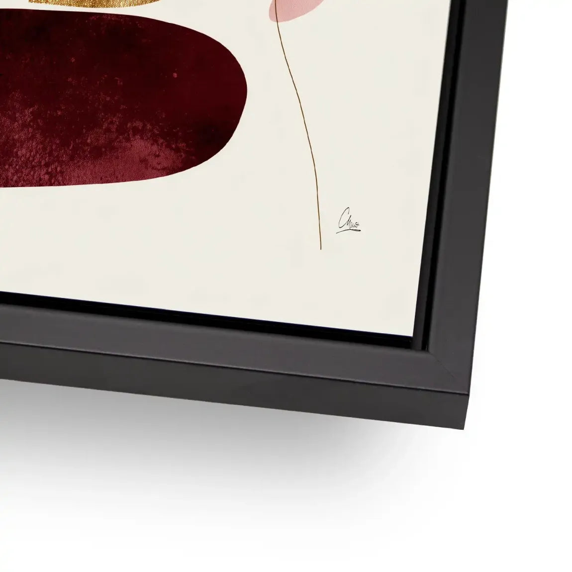 Velvet Shape Alu Dibond Bild