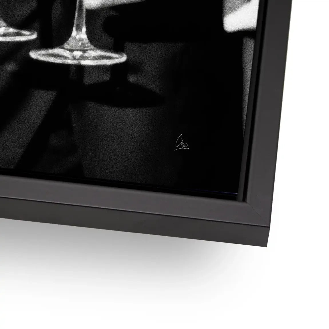 Gentleman Noire Alu Dibond Bild