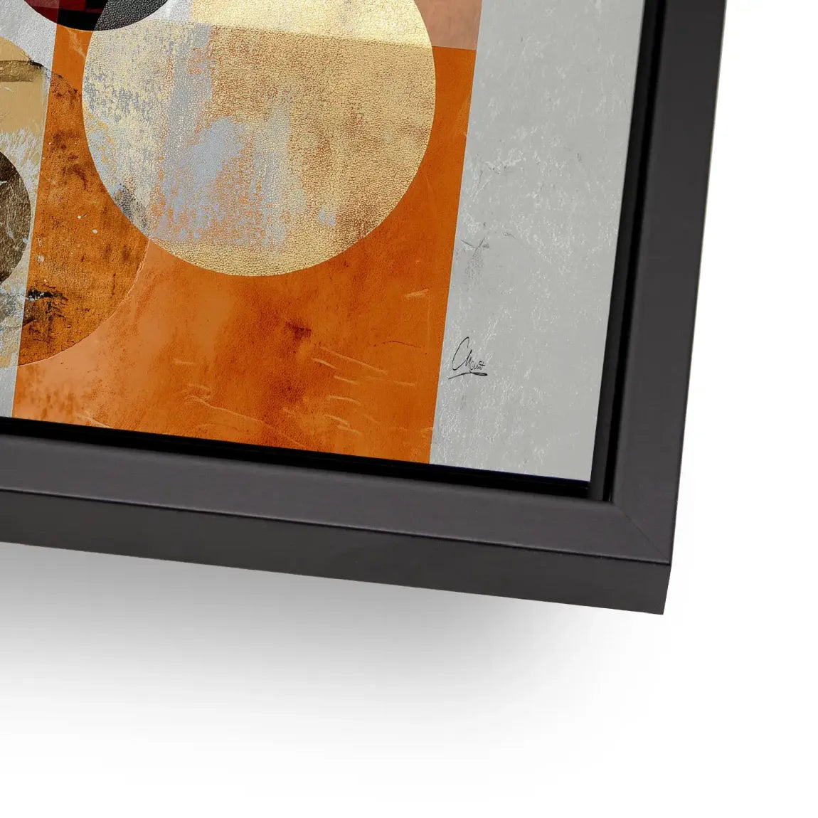 Golden Orbit Alu Dibond Bild