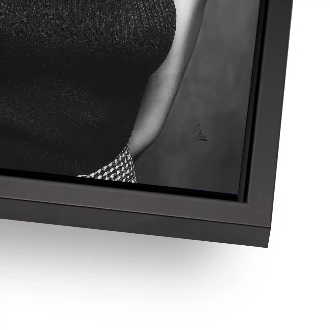 Marilyn Black and White Style Alu Dibond Bild