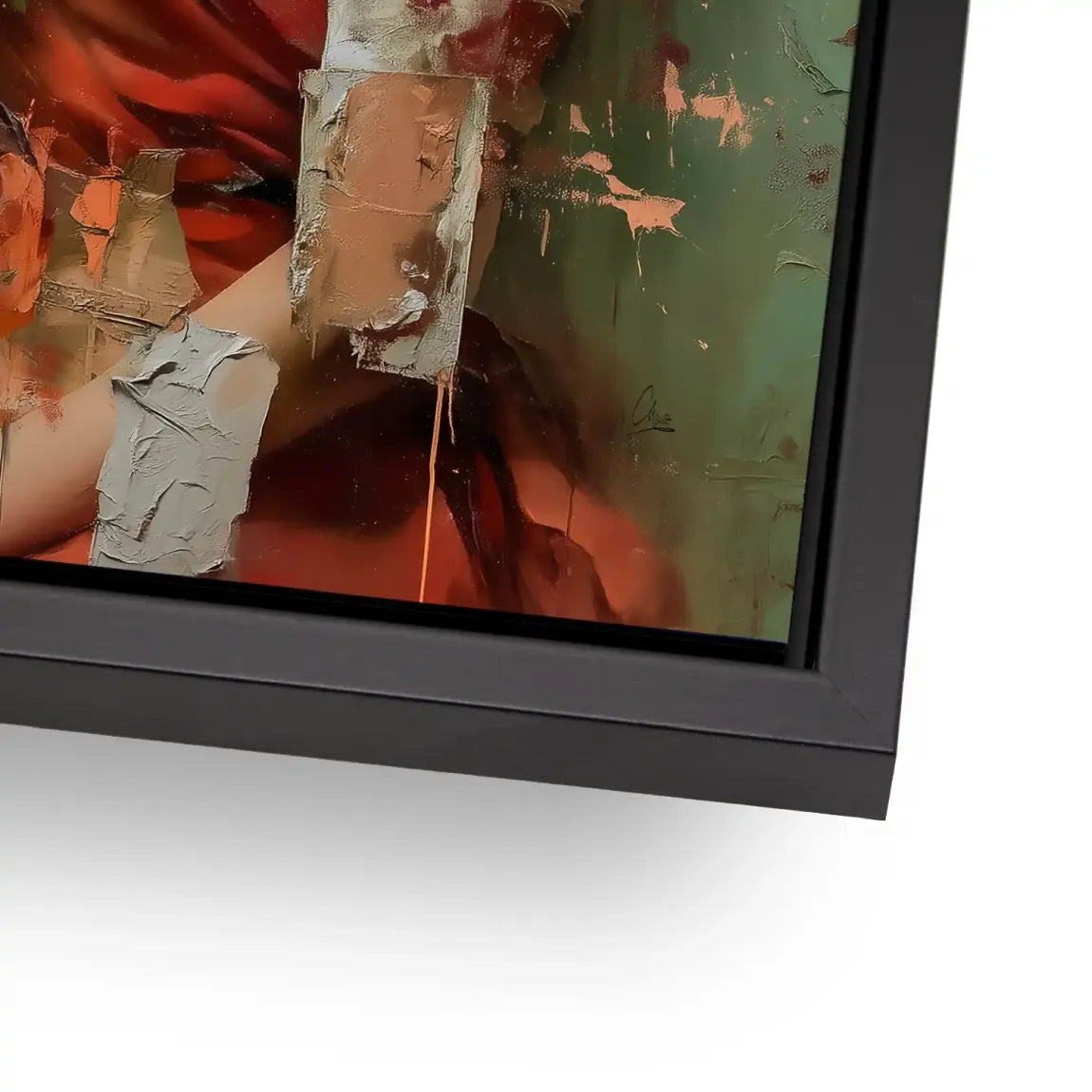 Silent Orchid Beauty Alu Dibond Bild