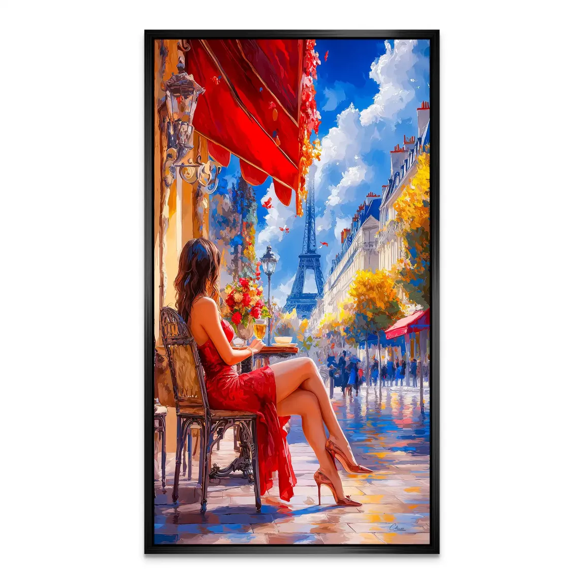 Café Rouge à Paris Aludibond Bild INGALERiE