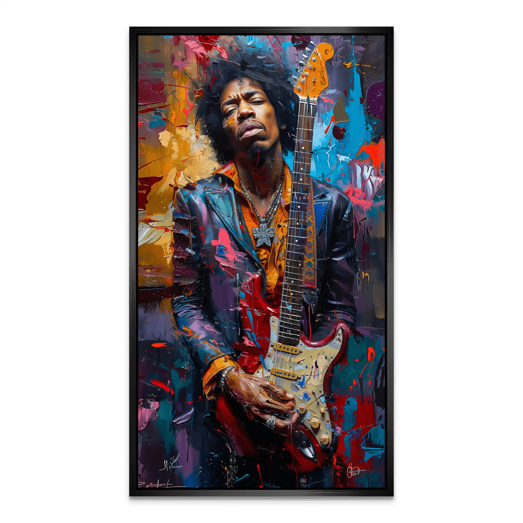 Jimi Abstrakt Color Aludibond Bild INGALERiE