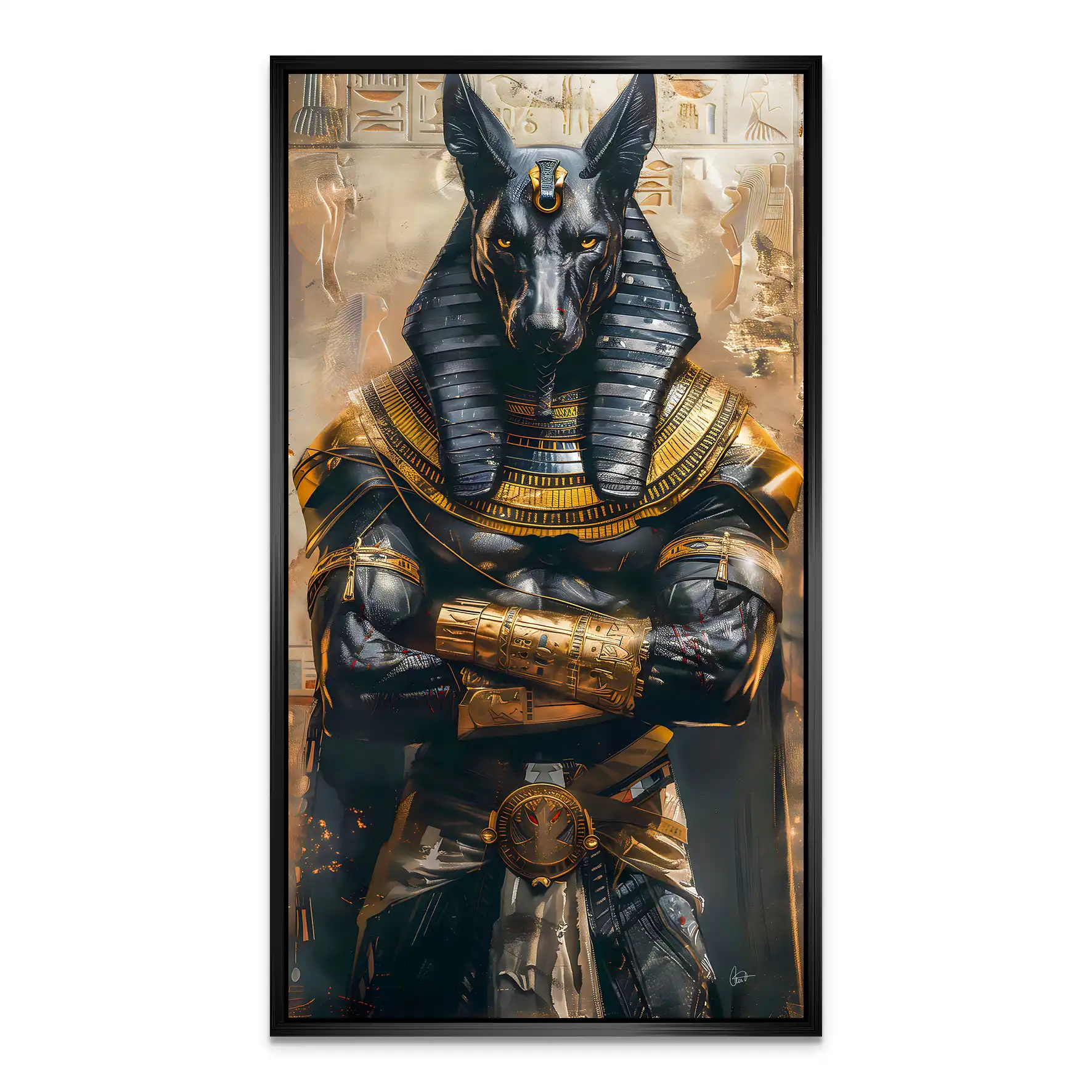 Anubis Nr.2 Aludibond Bild INGALERiE