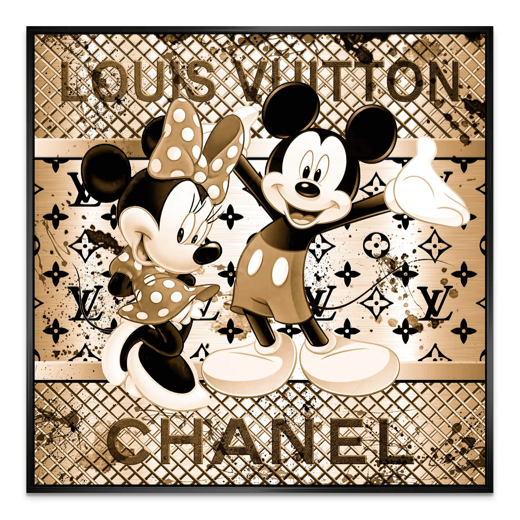 Micky & Minnie Louis Art AluDibond Bild INGALERIE