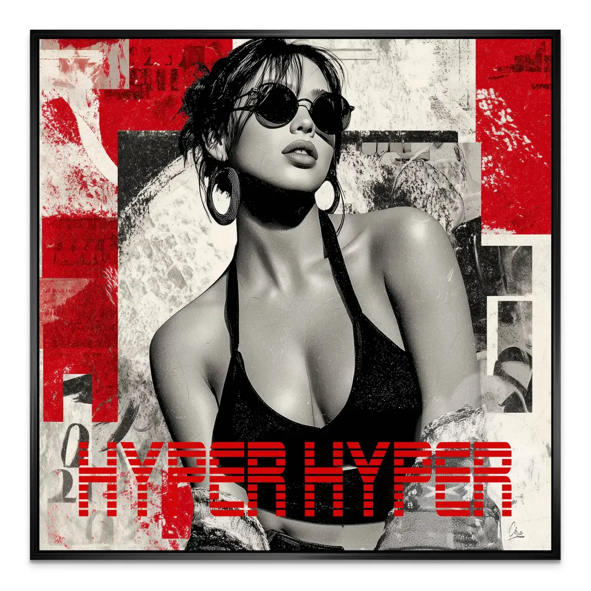 Hyper Hyper Alu Dibond Bild