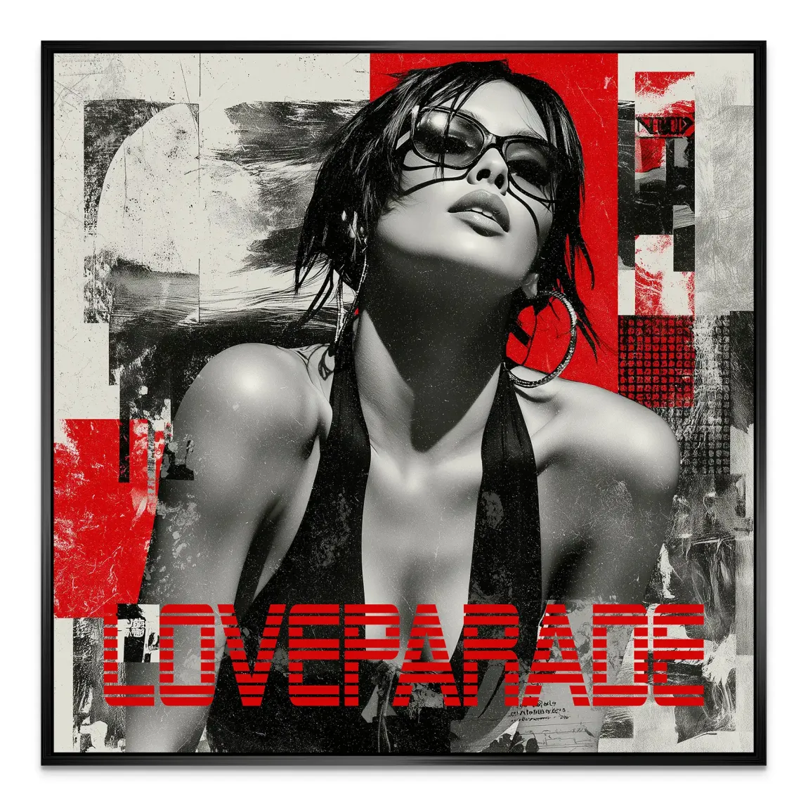 Loveparade Beauty Alu Dibond Bild