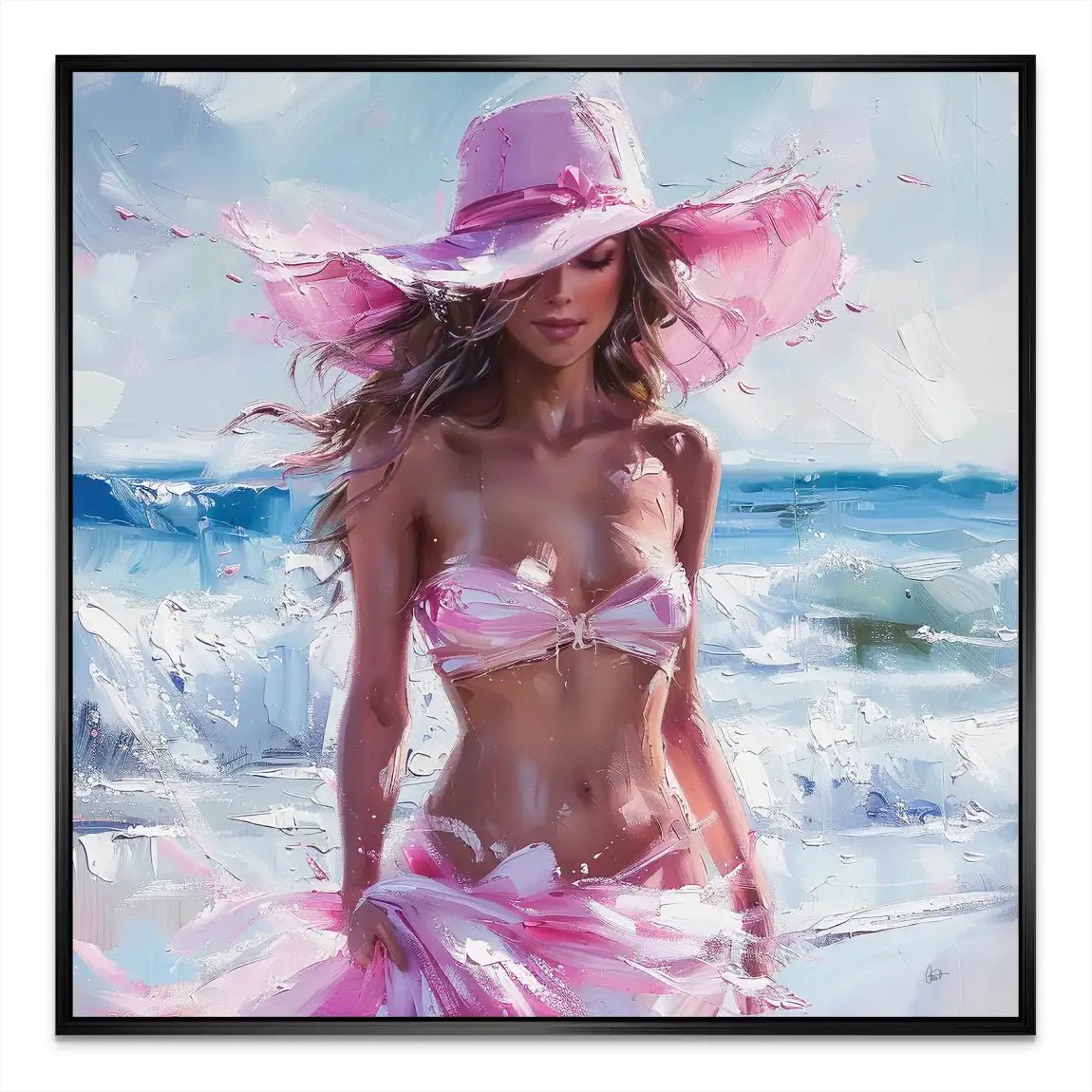 Summer Beach Beauty Nr.2 Alu Dibond Bild INGALERIE