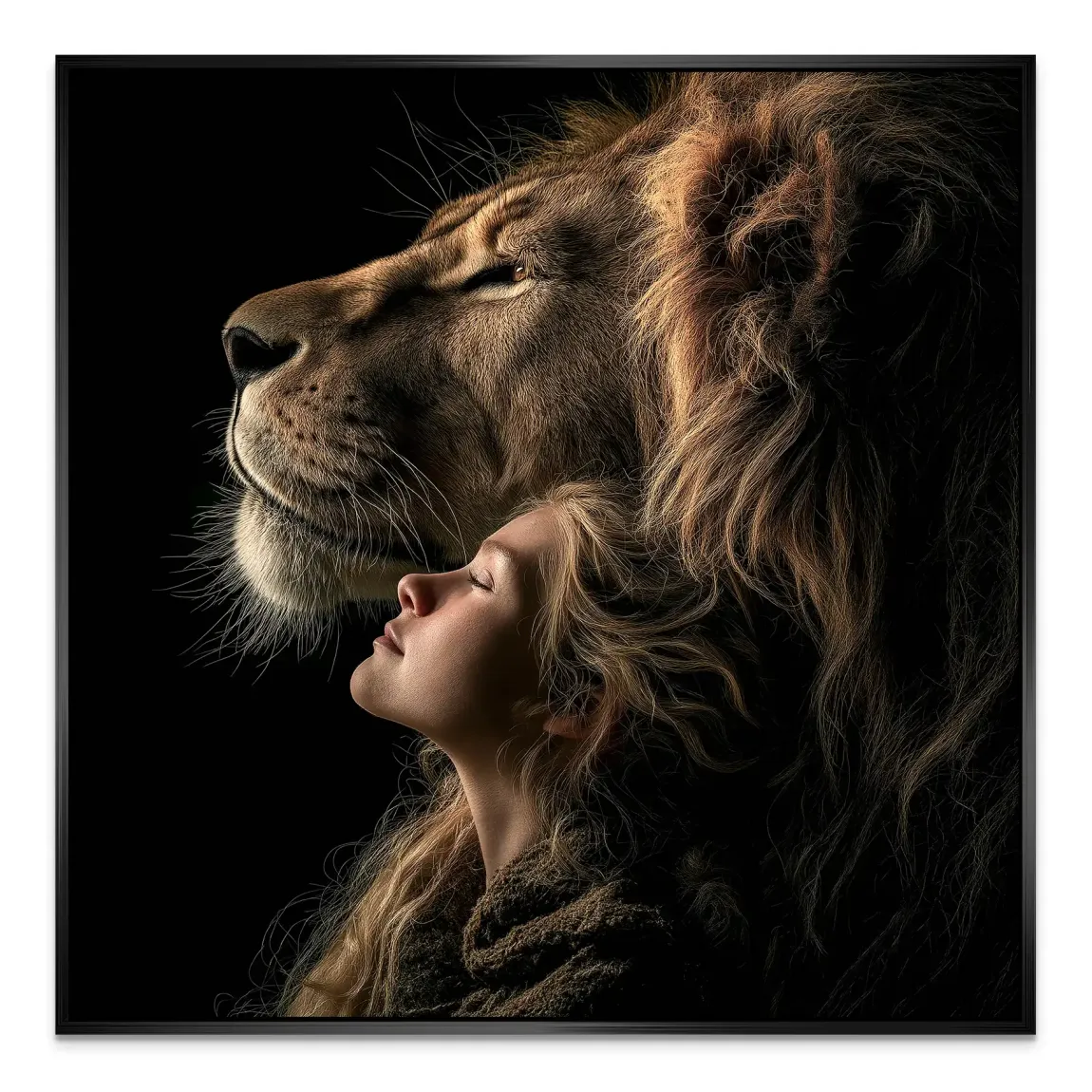 Soul Connection Löwe AluDibond Bild
