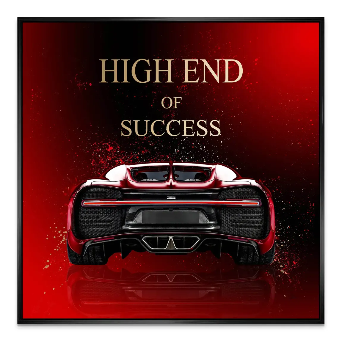 Red Empire Bugatti AluDibond Bild