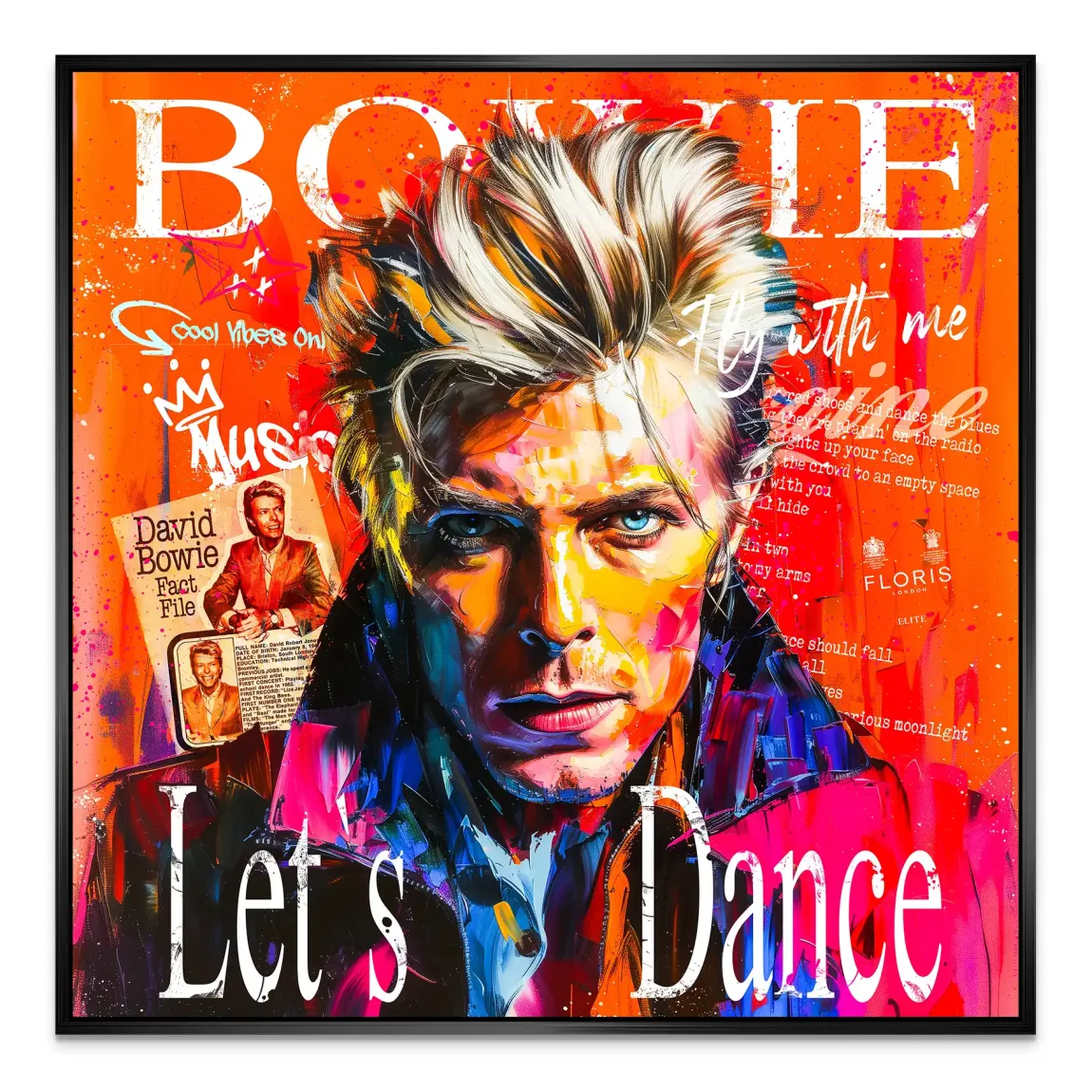 David Bowie Sound and Color AluDibond Bild